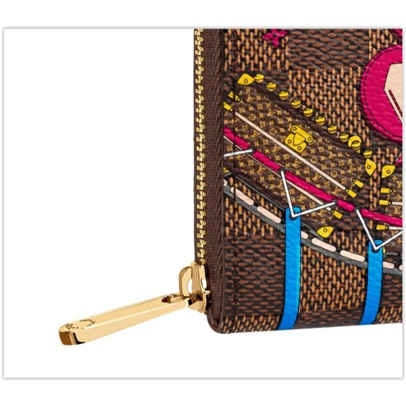 NEW RARE Louis Vuitton Christmas Vivienne ZIPPY COIN PURSE damier N60404 - Picture 6 of 7